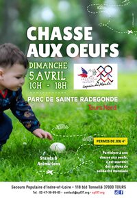 Chasse aux oeufs solidaire à Tours