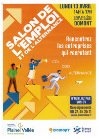 Salon de l'emploi  et de l'alternance à Domont