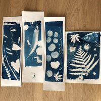 Atelier cyanotype : le petit peuple du jardin à Orschwiller