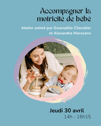Accompagner la motricité de bébé à Nantes