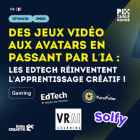 Conférence : Des jeux vidéo aux avatars en passant par l'IA à Tourcoing