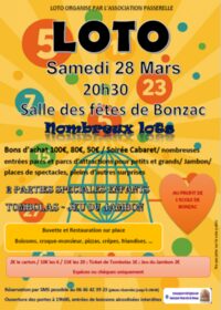 Loto de l'école de Bonzac!!! à Bonzac