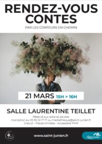 Rendez-vous contes – racontée avec Les Conteurs en chemin à Saint-Junien