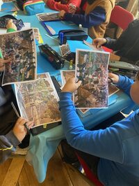 Atelier Collage, paysages de Bretagne à Dinan