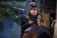 Rando équestre nocturne avec la Ferme des Grandes Oreilles à Najac