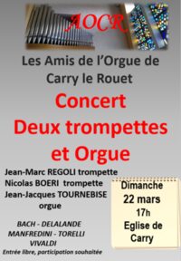 Concert des Amis de l'Orgue de Carry-le-Rouet à Carry-le-Rouet