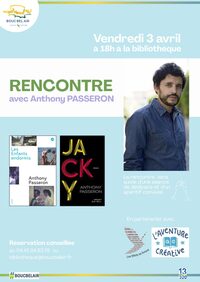 Rencontre avec Anthony Passeron à Bouc-Bel-Air