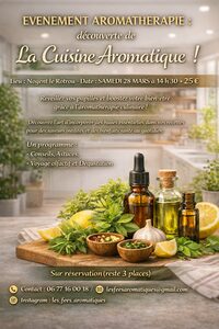 Evénement Aromathérapie - Découverte de la cuisine Aromatique ! à Nogent-le-Rotrou