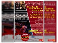 Duo Violoncelle et Accordéon : Voyage au cœur de la Grande Europe à Agon-Coutainville