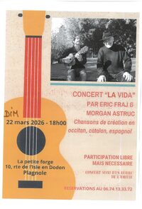 CONCERT "LA VIDA" à Plagnole
