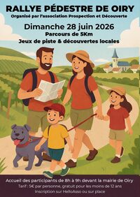 Rallye pédestre à Oiry