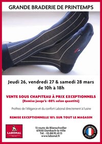 Grande braderie de printemps à Dambach-la-Ville