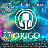 DINER CONCERT ORIGO à Coignières