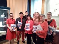 Visite théâtrale dans les salles d'exposition à Blain