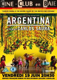 Ciné-club en baie diffuse "Argentina " Film de Carlos Saura à Carolles