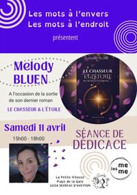 Séance dédicace Melody Bluen à Sévérac-d'Aveyron