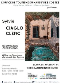Edifices, habitat et décoration intérieure - Exposition de peintures de Sylvie C à Pélissanne