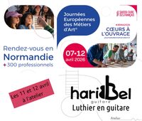 Journées portes ouvertes JEMA 2026 de l’atelier hariBel guitare à Le Molay-Littry