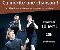 Improvisation théâtrale - Ça mérite une chanson ! à Marcilly-en-Villette
