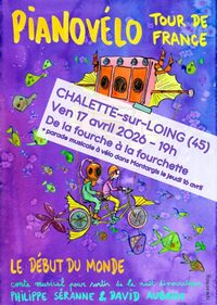 Pianovélo Tour de France à Châlette-sur-Loing