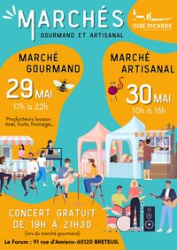Marché gourmand et concert à Breteuil