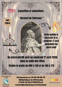 Exposition "Bernard de Clairvaux" à Bréviandes