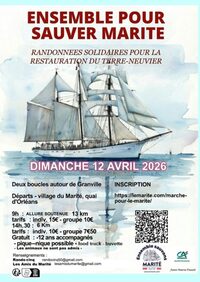 Marches en soutien à la restauration du Marité à Granville