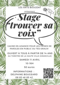 Stage "trouver sa voix" à Granville