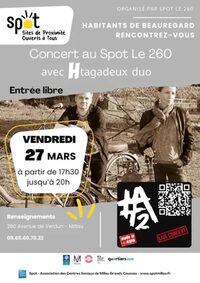 Concert avec Htagadeux duo - Spot le 260 à Millau