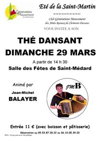 Thé dansant à Clermont-Dessous