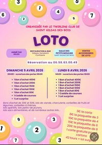 Loto de Pâques à Saint-Gildas-des-Bois