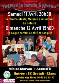 Théâtre la bande à Momo à Miniac-Morvan