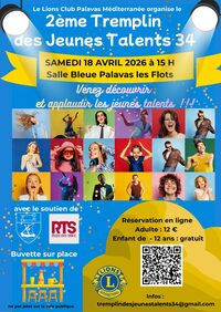 Spectacle TREMPLIN des jeunes Talents à Palavas-les-Flots