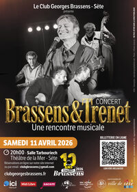 Brassens et Trenet : une rencontre musicale à Sète