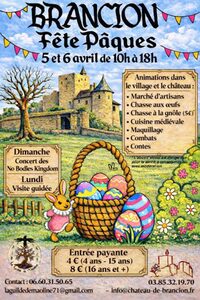 Brancion fête Pâques à Martailly-lès-Brancion