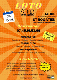 Loto. Animé par Jérem à Saint-Rogatien