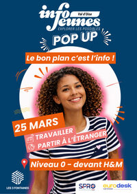 Info Jeunes Pop Up à Cergy