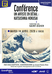 Conférence, Un artiste au détail : Katsushika  Hokusai à Saint-Dizier
