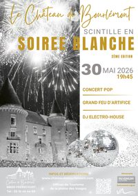 La soirée blanche du château à Frebécourt