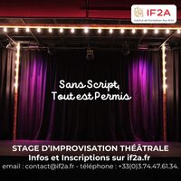 Stage Improvisation théâtrale - Sans Script Tout est Permis à Lens