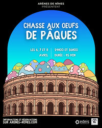 Chasse aux oeufs aux Arènes à Nîmes