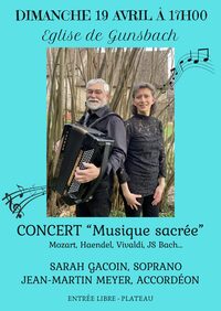Concert "Musique sacrée" à Gunsbach