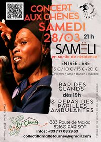 Samëli en sortie de résidence à Parisot