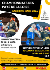 Championnats des pays de la Loire boxe éducative assaut à Le Loroux-Bottereau