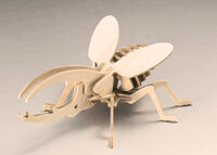 Atelier jeunesse - Initiation laser puzzle 3D - Drôles d'insectes à Concarneau