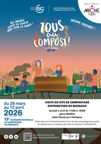 Visite d’un site de compostage collectif à Saint-Donat-sur-l'Herbasse