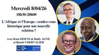 L’Afrique et l’Europe : rendez-vous historique pour une nouvelle relation ? à Paris 16e