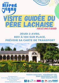 Visite guidée du Père Lachaise à Paris 20e