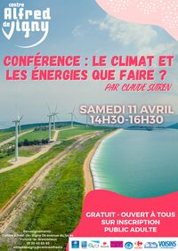 Conférence Le climat et les énergies que faire ? Quelles interactions ? à Voisins-le-Bretonneux