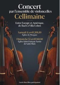 Concert Violoncelles à Plerguer